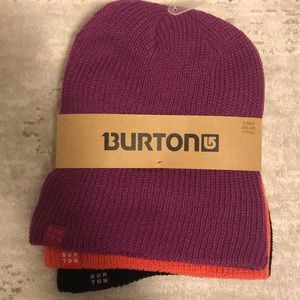 Burton beanies x3